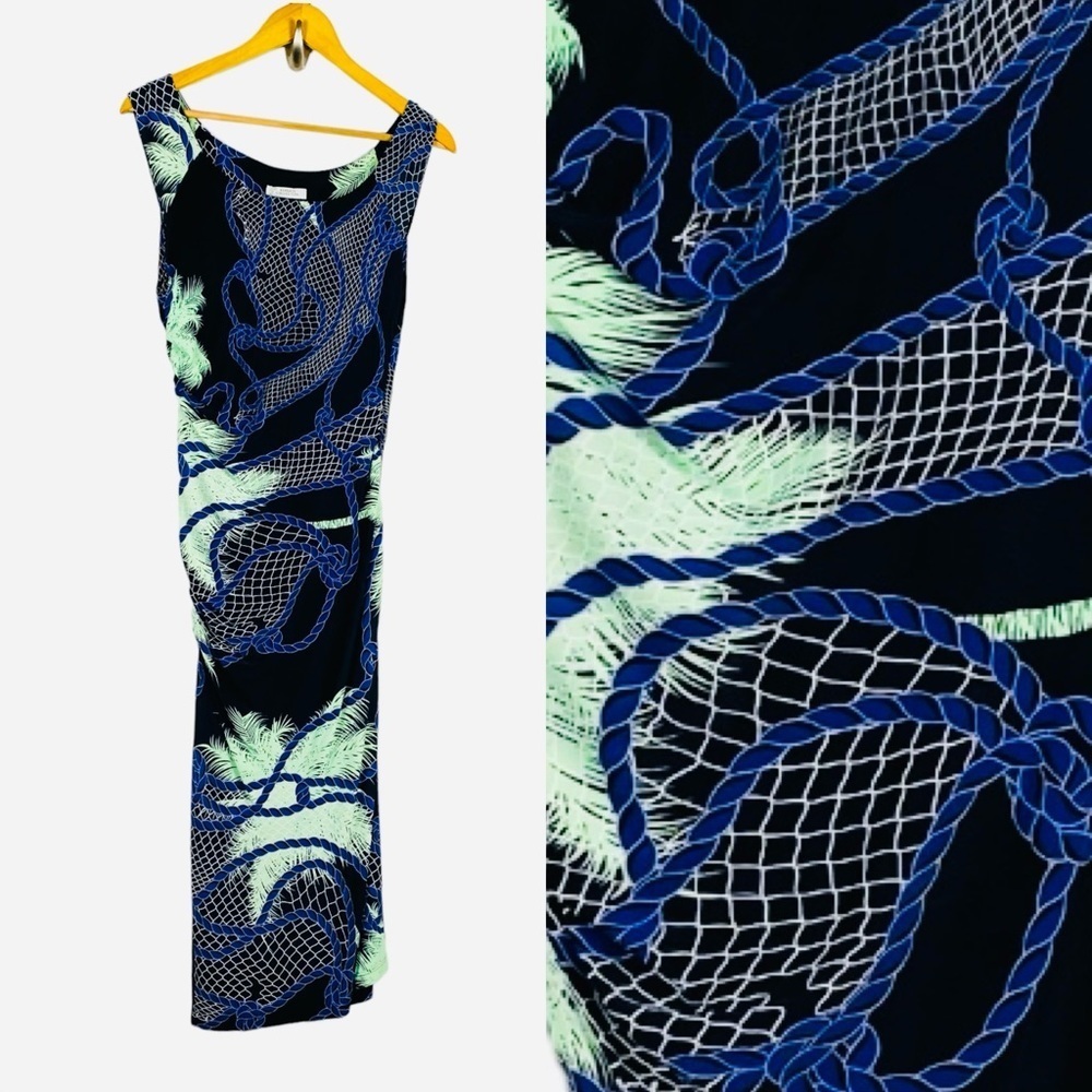 Versace Collection Tropical Print Midi Dress​​​